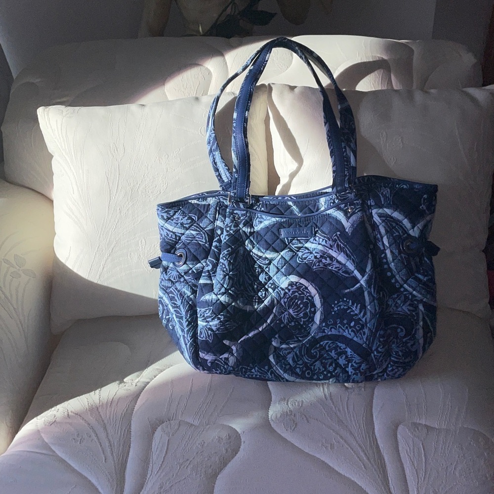 Vera Bradley Blue Patterned Satchel